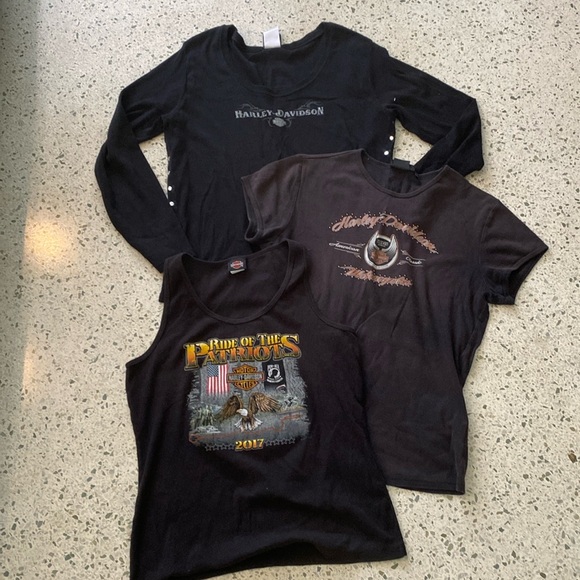 Harley-Davidson Tops - HARLEY DAVIDSON Women’s T-shirts Size XL Dubois 105th Ride of the Patriots